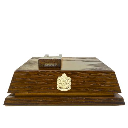 Abu Garcia] ウッドディスプレイ 1640841 (左巻用) ダークブラウン