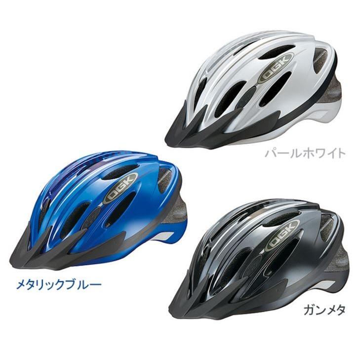 OGK（オージーケー） WR-L（ダブルアール・エル） サイクル用 ヘルメット ガンメタ｜montaukonline