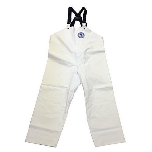 KURAHUTERU(クラフテル) イカリ印 フィッシャーマン レインウエアー 胸付ズボン前開 M 白 11EA119