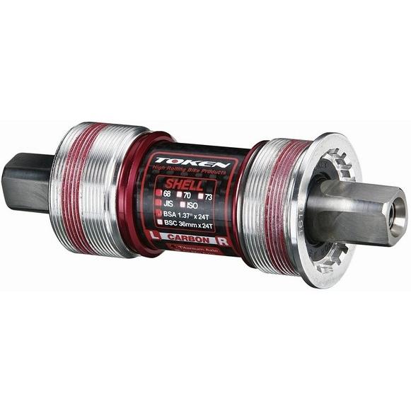 トーケン（TOKEN） TK868TBT JISスクエア ボトムブラケット（チタンアクスル） 68x107.5mm 523-2188