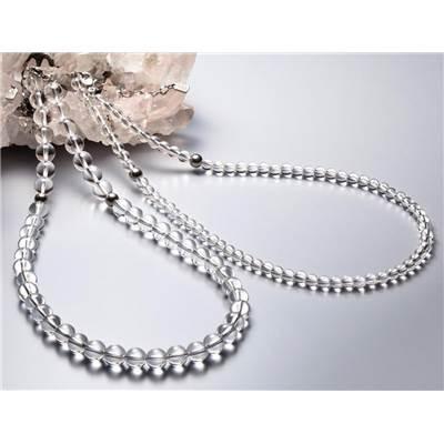 ファイテン(phiten) ネックレス 水晶ネックレス(5mm) 40cm(+5cm ファイテン(phiten) ネックレス 水晶ネックレス(5mm) 40cm(+5cm
