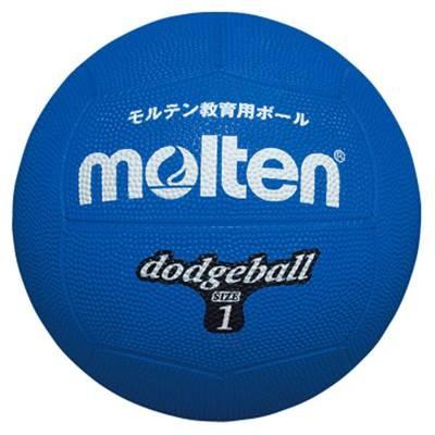 molten(モルテン) ドッジボール ゴム1号球 青 D1B｜montaukonline