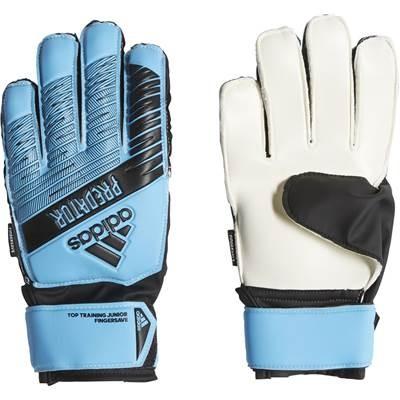 楽天最安値に挑戦 ゴールキーパー用品 Adidas アディダス 子供用 サッカー キーパーグローブ プレデター トップトレーニングフィンガーセーブジュニア ブライトシアン ブラック サイズ4 Fxg60 Www Threeriversofs Com
