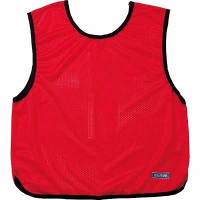 molten(モルテン) ゲームベスト赤 10枚セット無地 GB0113-RNN