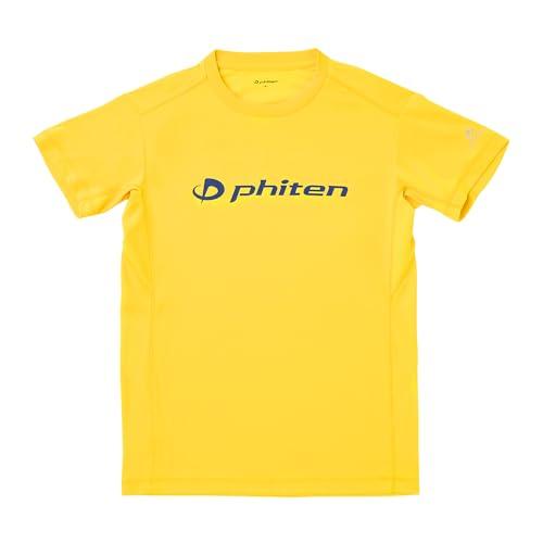 ファイテン] Tシャツ RAKUシャツ イエロー/ネイビー S : sisnext