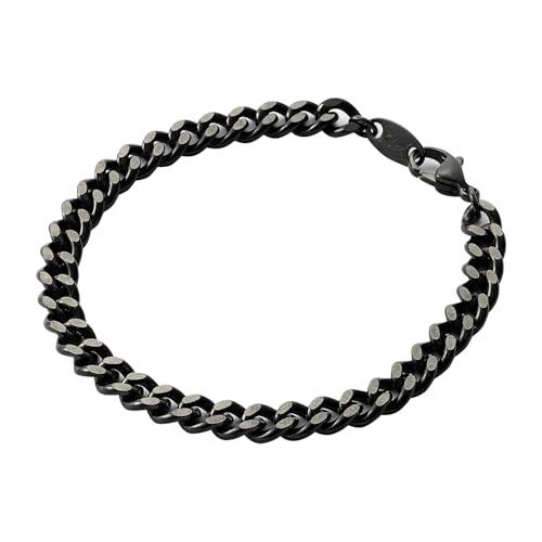 ファイテン 炭化チタンチェーンブレスレット L 19cm 純チタン採用 炭化 