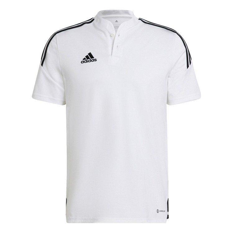 [アディダス] サッカー コンディボ 22 ポロシャツ SV677 メンズ ホワイト ブラック(H44106) J L