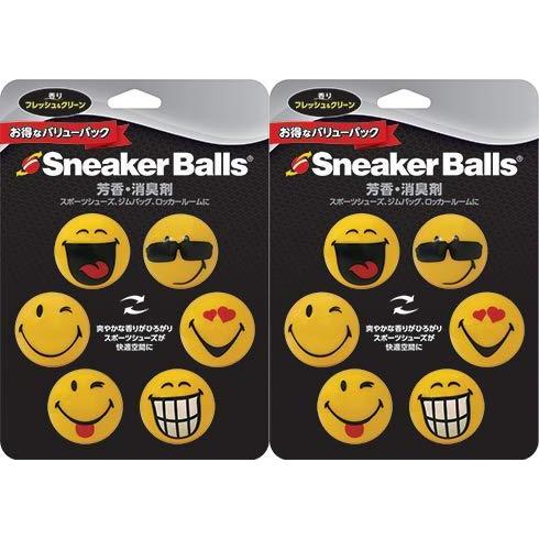 スニーカーボール Sneaker Balls 消臭剤 スニーカーボール ハッピーフィート イエロー 6個入り バリューパック 2個セット Pirime 2 Lpp Sisnext 通販 Yahoo ショッピング