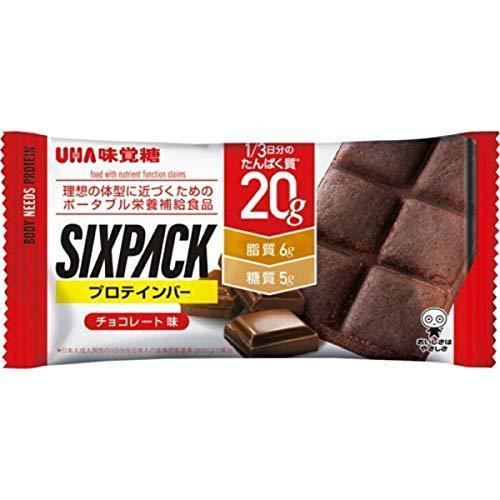 UHA味覚糖 シックスパック プロテインバー チョコレート味 (1個) SIXPACK