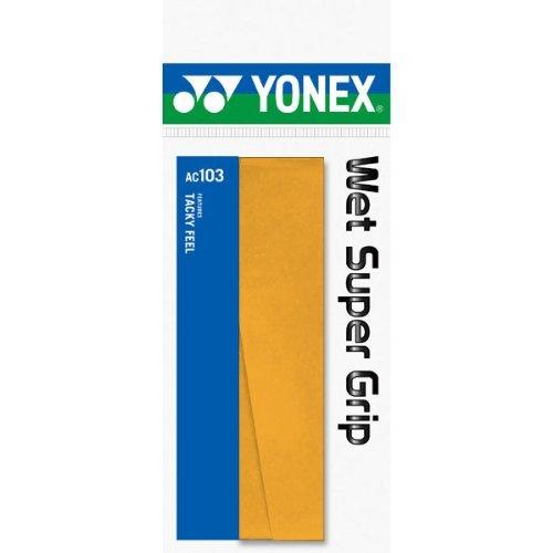 YONEX ヨネックス 良好品 ウェットスーパーグリップ1P 005 最安挑戦！ オレンジ AC103