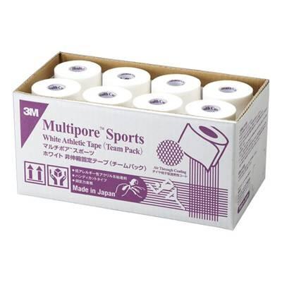 3M テーピング マルチポアスポーツ ホワイト 19mm 2980TP19(32巻)[キネシオロジーテープ] 3M(スリーエム) テーピング マルチポアスポーツ ホワイト 19mm 32巻