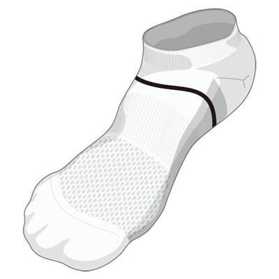 アディダス(adidas) adizerotakumi ソックス KBP71 AH8445 ホワイト/ブラック 27-29cm
