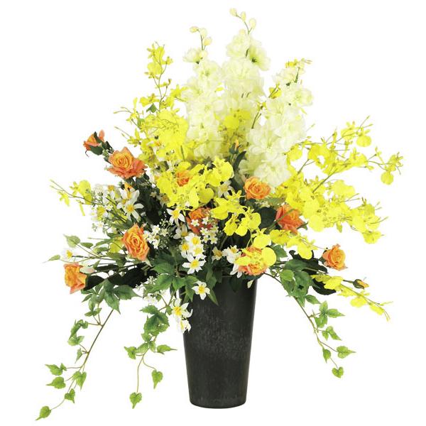 高級感 アートフラワー 光触媒造花 光の楽園 ピーチライン あすつく