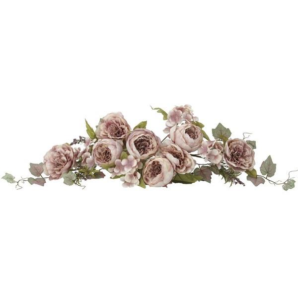 アートフラワー 光触媒造花 壁掛けタイプ キャベジローズスワッグｍａ 新商品 Jahprayzah Com