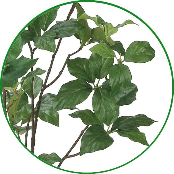 人工観葉植物 フェイクグリーン 光触媒 観葉植物 ナチュラルサラサドウダン 1.0m 鉢：ストーンプランター インテリア リアル おしゃれの画像