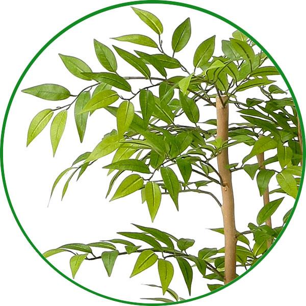 フェイクグリーン 人工観葉植物 大型 インテリア 光触媒 観葉植物　ソヨゴ 1.3m_2