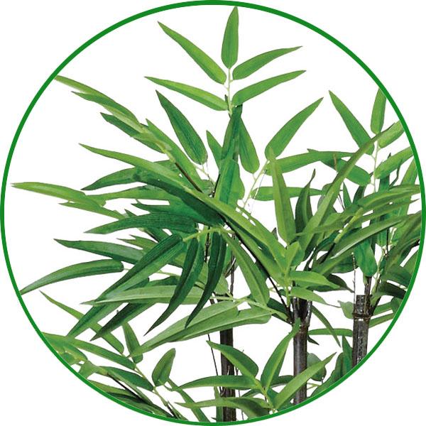 和風 人工観葉植物 大型 フェイクグリーン 光触媒 観葉植物 黒竹（幹：天然黒竹）1.35m インテリアの画像