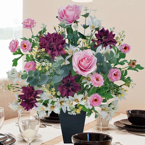 アートフラワー 造花 インテリア 光触媒　光の園　フレグランス あすつく・条件付