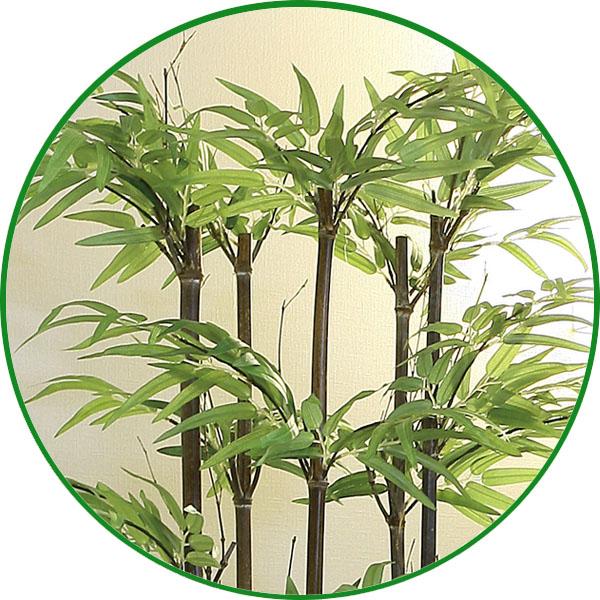 人工観葉植物 大型 フェイクグリーン 光触媒 観葉植物 和風 黒竹（幹 