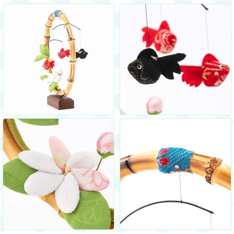 ファンファン 竹の輪 金魚モビール 夏のインテリア 置物 和雑貨 癒し 涼しげ おしゃれ コンパクト リュウコドウ Montee41 通販 Yahoo ショッピング