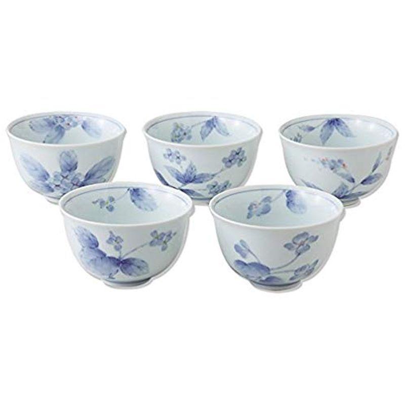 品質満点 波佐見焼き 磁器 湯呑 ゆのみ 湯のみ 茶器 5客 セット かわいい お洒落 和食器 贈り物 お礼 来客 はなぞめ 仙茶揃 S12 1093 湯飲み Www Oroagri Eu