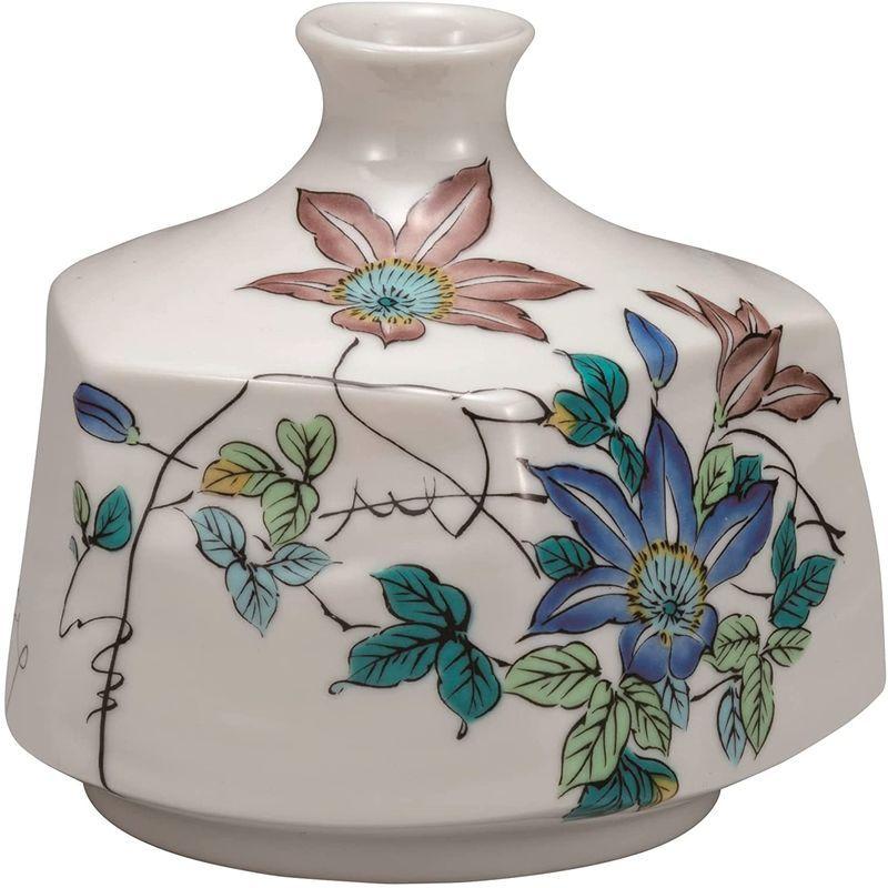 九谷焼 9号花瓶青山鉄仙