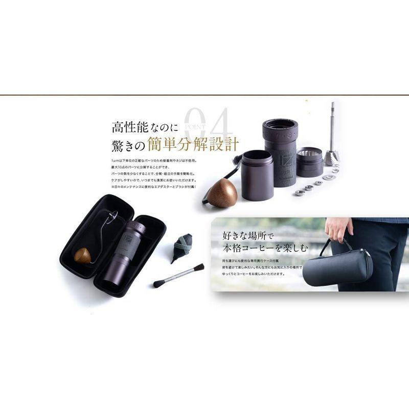 ツールセット付き1Zpresso コーヒーグラインダー JPpro 手挽き 臼式 コーヒーミル 120段階調節ダイヤル ステンレス｜montee41｜03