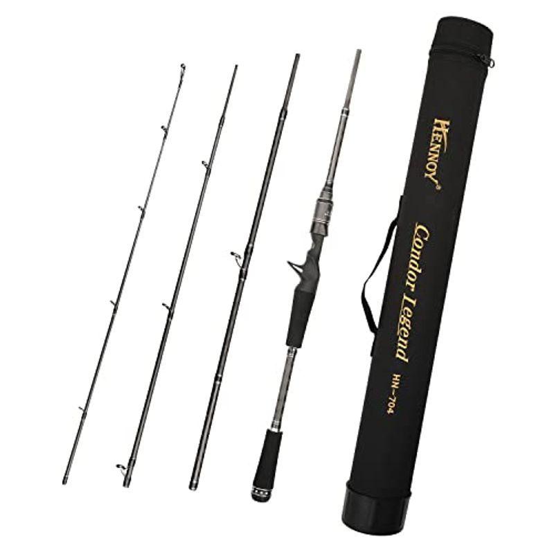 Hennoy エギングロッド スピニングロッド キャスティングロッド ベイトロッド 4ピース コンパクト 釣り竿 エギング 1 98m M Montee41 通販 Yahoo ショッピング
