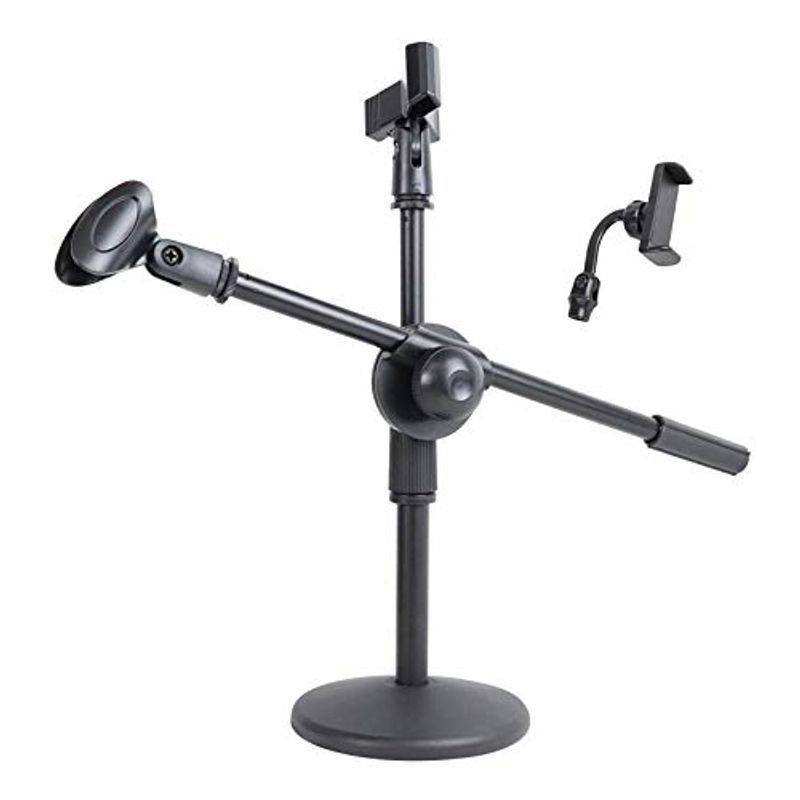 最新型 マイクスタンド 卓上 ２種類マイクホルダー付属 スマホホルダー付き 安定性 耐久性良い ゲーム実況 カラオケ 生放送 スタジ カラオケ機器本体 Arrowspeedline Com Vn