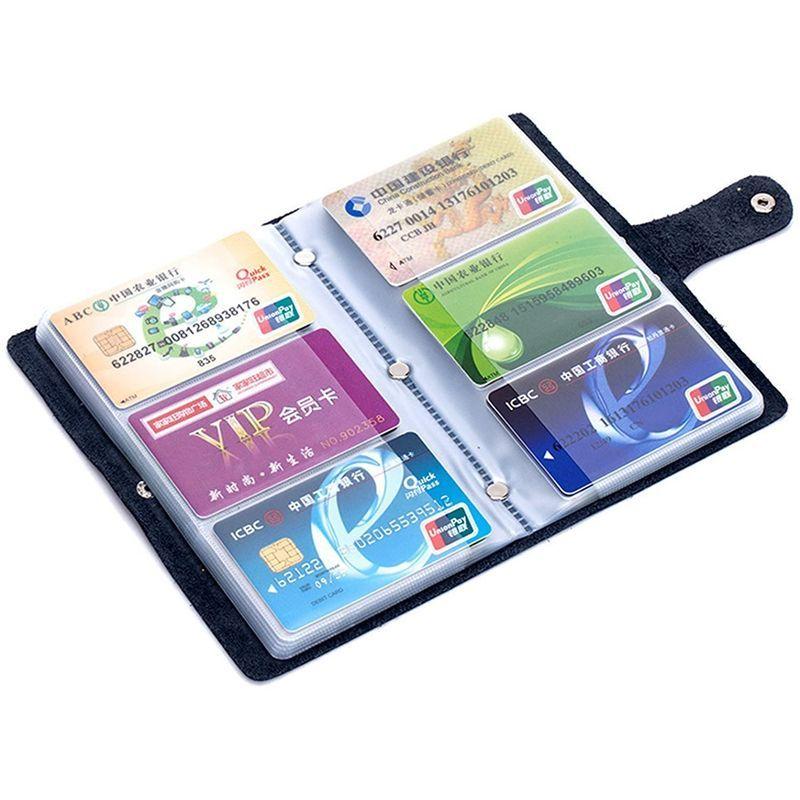 カード入れ 名刺入れ カードケース 大容量 90枚のカード収納 カードホルダー 携帯便利メンズ レディース 兼用 (アプリコット)｜montee41｜03