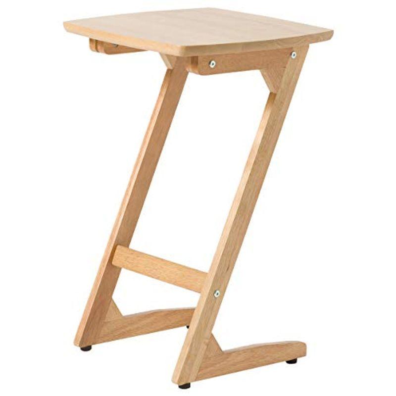 【半額】 システムK サイドテーブル おしゃれデザイン 木製 ガタつき防止 ナチュラル サイドテーブル