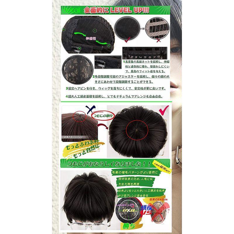 超新作 インマン Inman フルウィッグ ウィッグ かつら ショート 短髪 黒髪 ストレート ファッション ゆるふわ 自然 耐熱 自然黒 Calculadora Digital Com Br