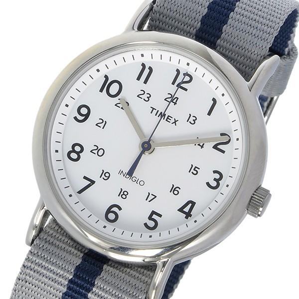 タイメックス TIMEX ウィークエンダー クオーツ ユニセックス 腕時計 TW2P72300 ホワイト｜montereyfashion