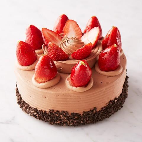 生チョコデコレーション（直径約15cm）【店鋪受取】＊お受け取りの４営業日前までにご予約ください。＊当日・翌日・3日前・12/21〜25日のお引渡しできません。 | 