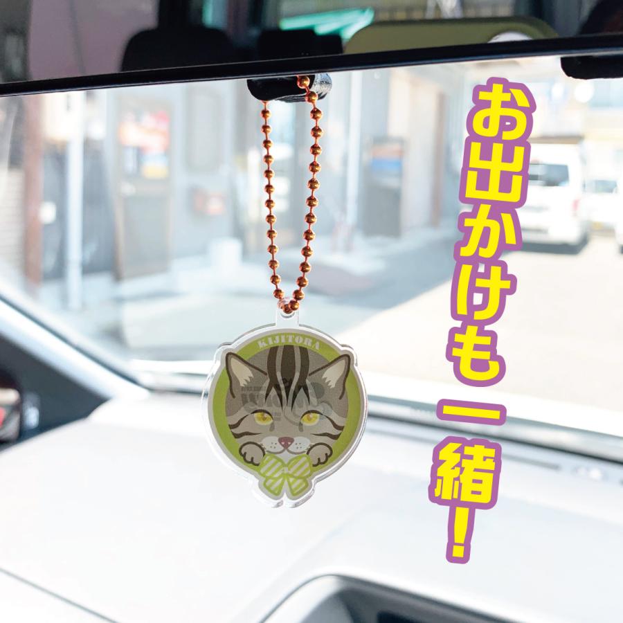 黒猫 かわいい キーホルダー 猫 ネコ アクリル グッズ オリジナルイラスト プレゼント 贈り物 記念品 |  | 04