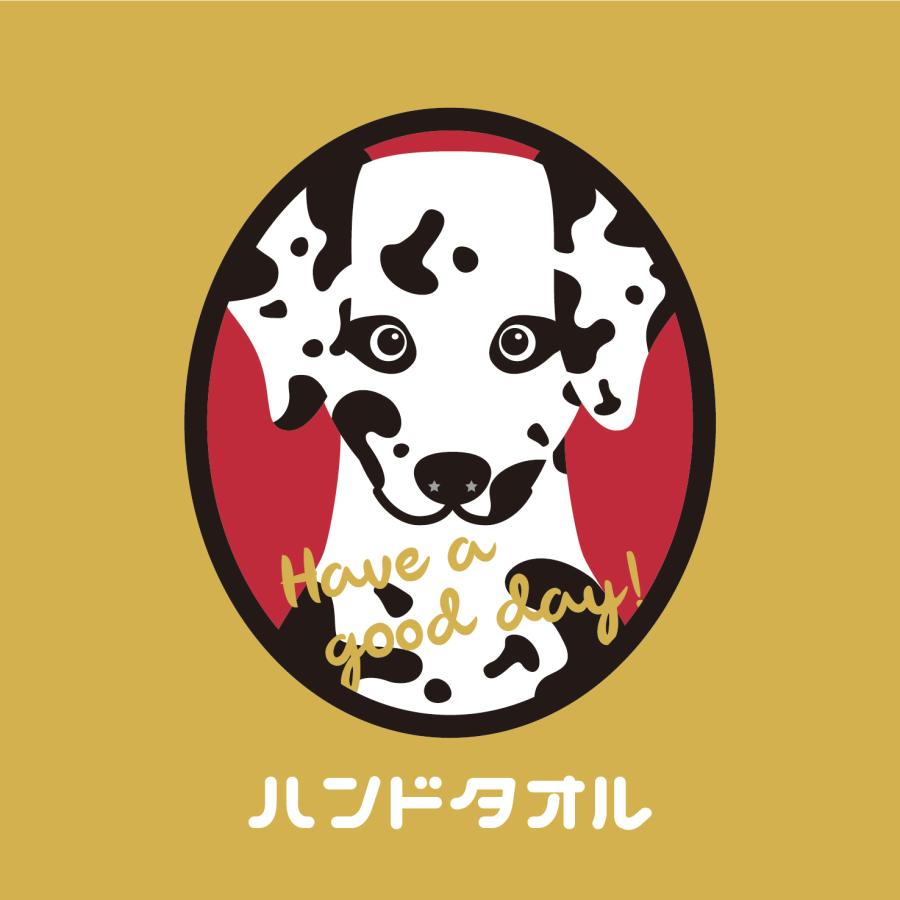 ハンドタオル ダルメシアン 犬 かわいい ハンカチ 動物 おしゃれ プレゼント ペット | 