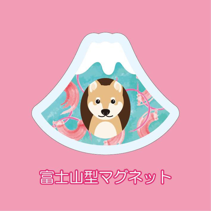 マグネット アクリル 柴犬 静岡 桜海老 さくら 茶畑 かわいい 磁石 雑貨 犬 ホワイトボード 冷蔵庫 | 