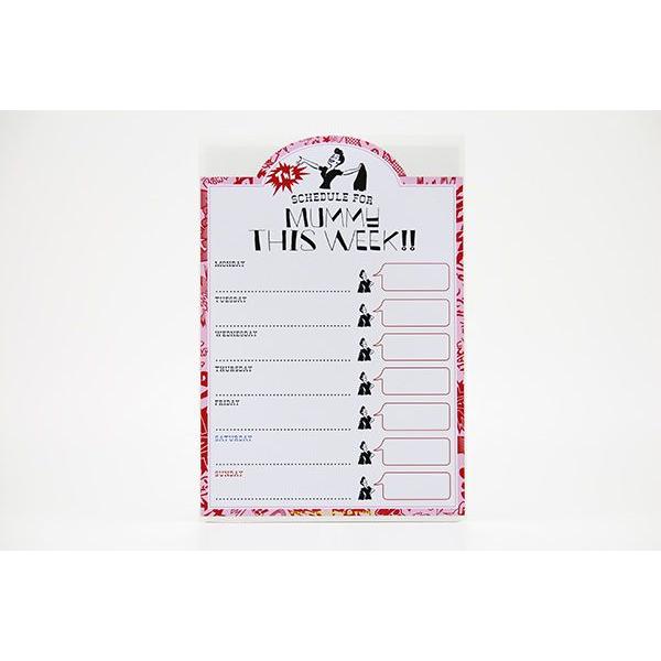 MUMMY THIS WEEK （ママの1週間）　剥がせる　書ける　ステッカー　予定表 |  | 02
