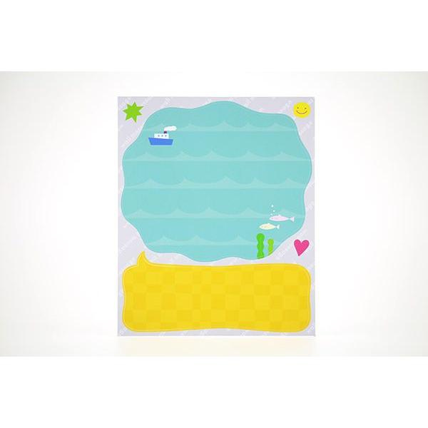 うみ　剥がせる　書ける　ステッカー　メモ | 