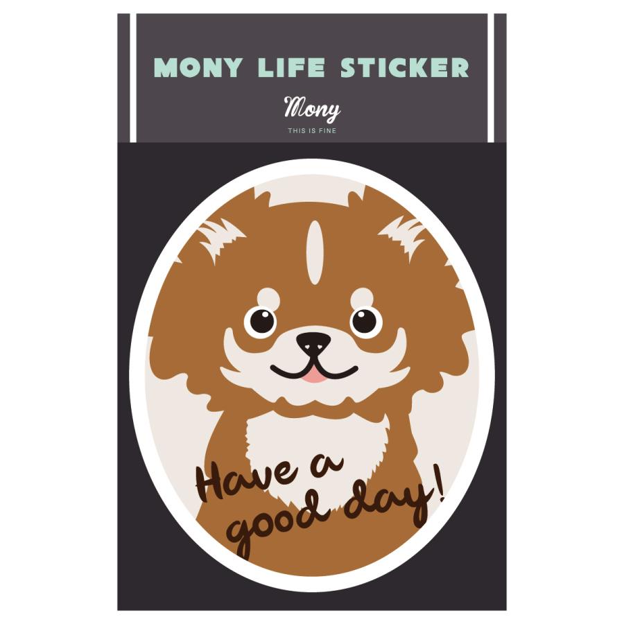 ステッカー　チワワ　犬　車　ポスト　玄関　かわいい　わんこ　防犯 | 