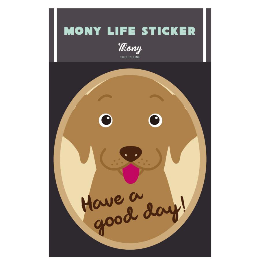 ステッカー　ラブラドールレトリバー　犬　車　ポスト　玄関　かわいい　わんこ　防犯 | 