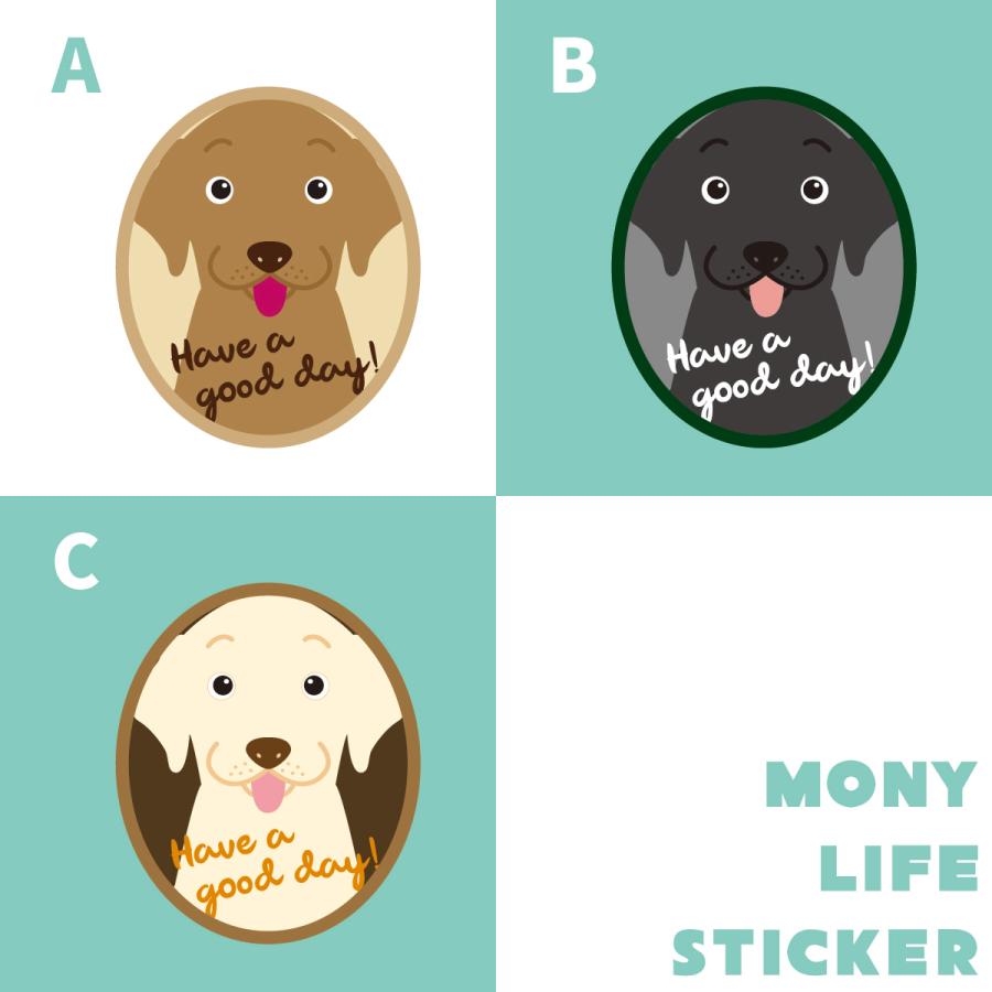 ステッカー　ラブラドールレトリバー　犬　車　ポスト　玄関　かわいい　わんこ　防犯 |  | 02