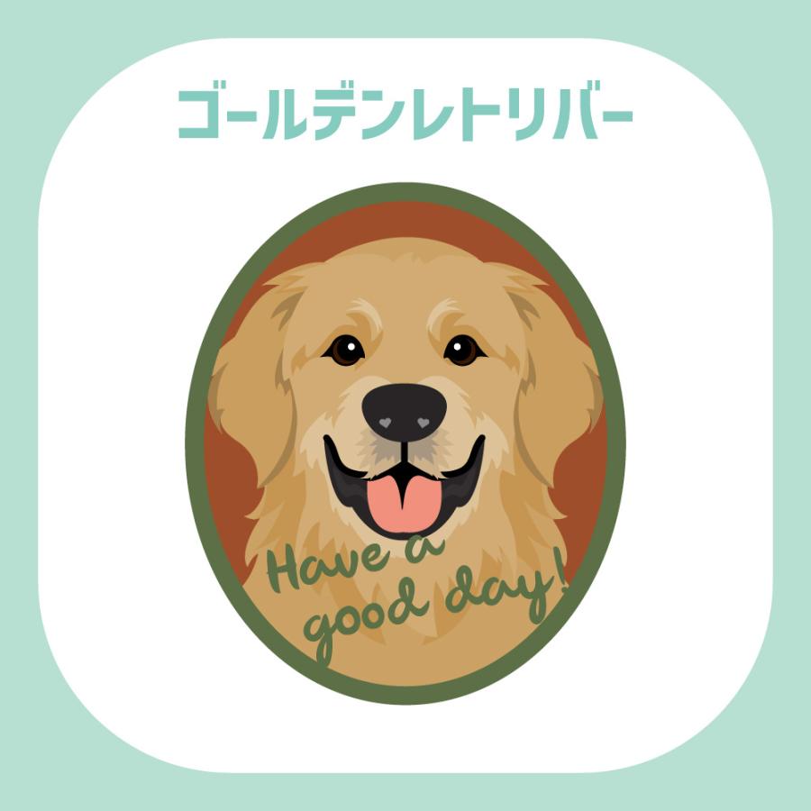 ステッカー　ゴールデンレトリバー　犬　車　ポスト　玄関　かわいい　わんこ　防犯 |  | 02