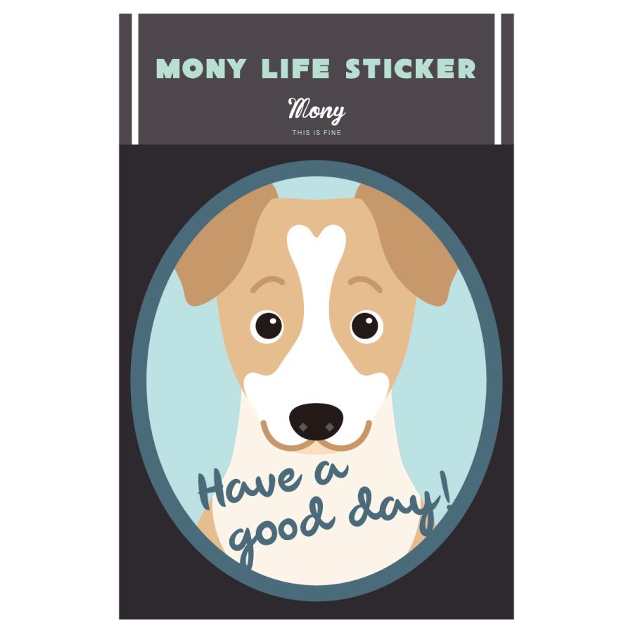 ステッカー　ジャックラッセルテリア　犬　車　ポスト　玄関　かわいい　わんこ　防犯 | 