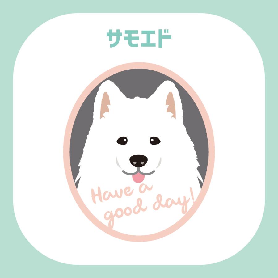 ステッカー　サモエド　犬　車　ポスト　玄関　かわいい　わんこ　防犯 |  | 02