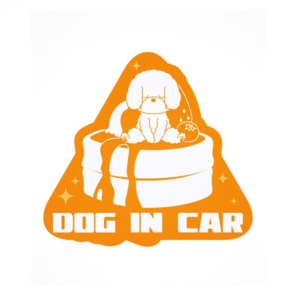 ノリ乗りステッカー　プードル  犬　車　インカーステッカー　プレゼント　かわいい |  | 03