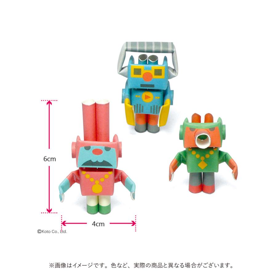 ペーパークラフト　紙　おもちゃ　のり不要　組立　パイプロイドキャラクターズ　贈り物　プレゼント　かわいい　かっこいい |  | 12