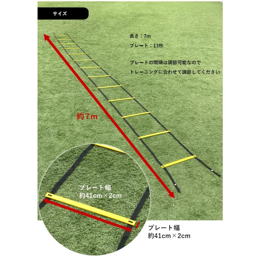Sports科学 2個セット 動画マニュアル付 連結可能 ラダー トレーニング 7m プレート13枚 瞬速ラダー トレーニングラダー ラダー サッカー フットサル 7m 13段 スポーツ用品のモーショップ 通販 Yahoo ショッピング