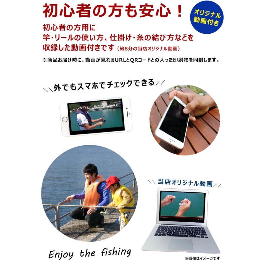 釣竿セット サビキ Aタイプ 300X 3m 釣り竿 初心者用 釣具セット