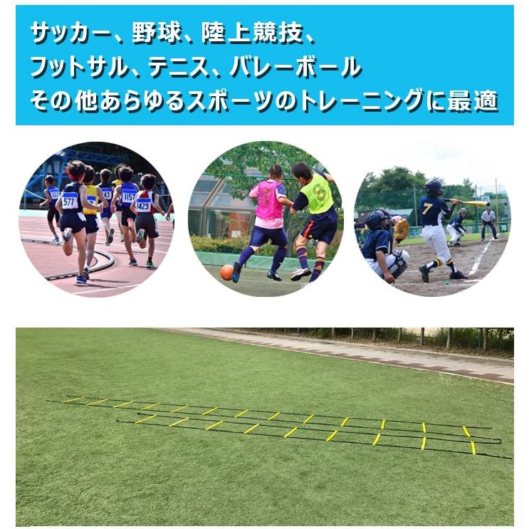 動画マニュアル付 連結可能 ラダー トレーニング 5m プレート9枚 瞬速ラダー トレーニングラダー ラダー サッカー フットサル Sm Ladder5 スポーツ用品のモーショップ 通販 Yahoo ショッピング